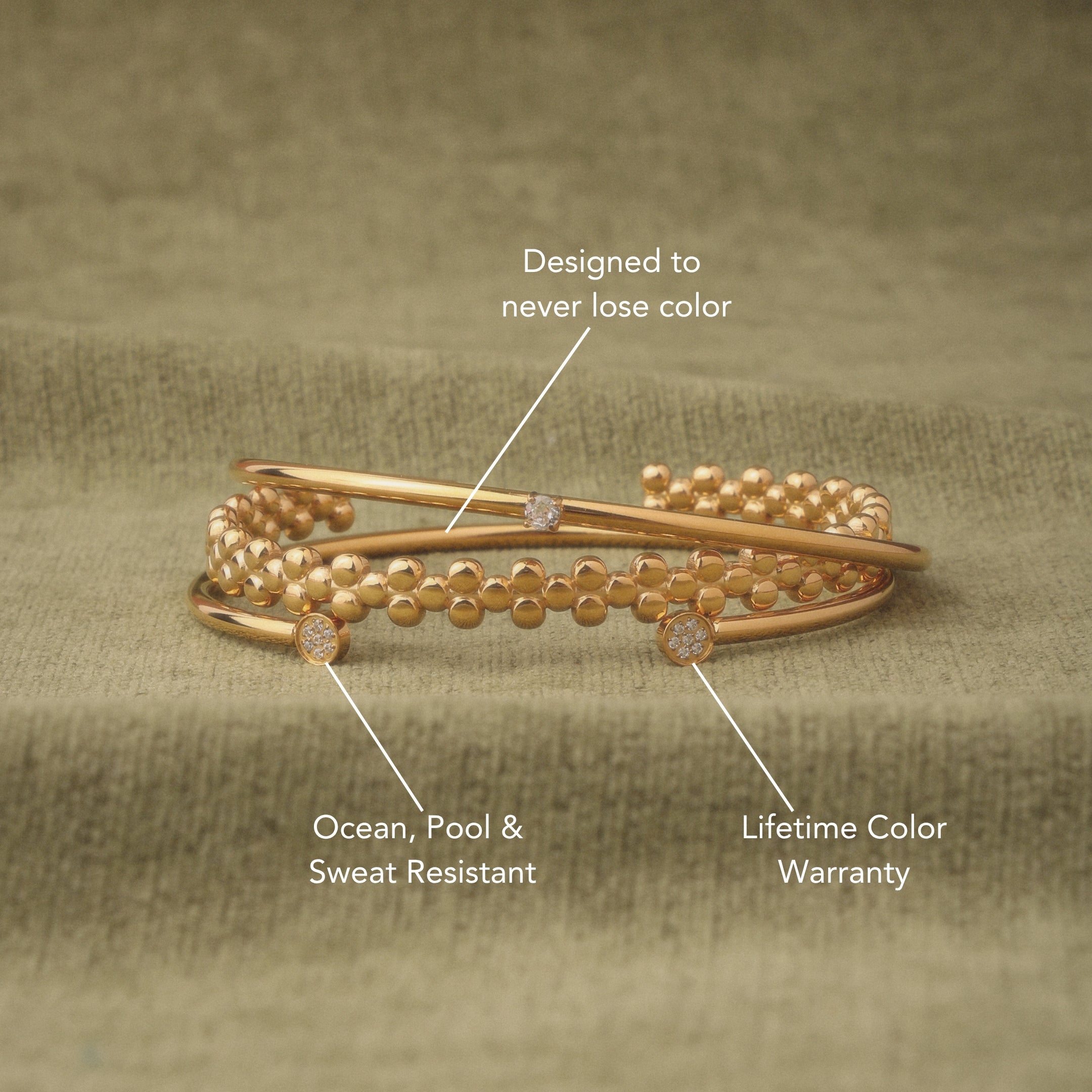 Mirari Gold Cuff