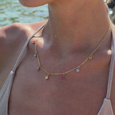 Stones Color Choker