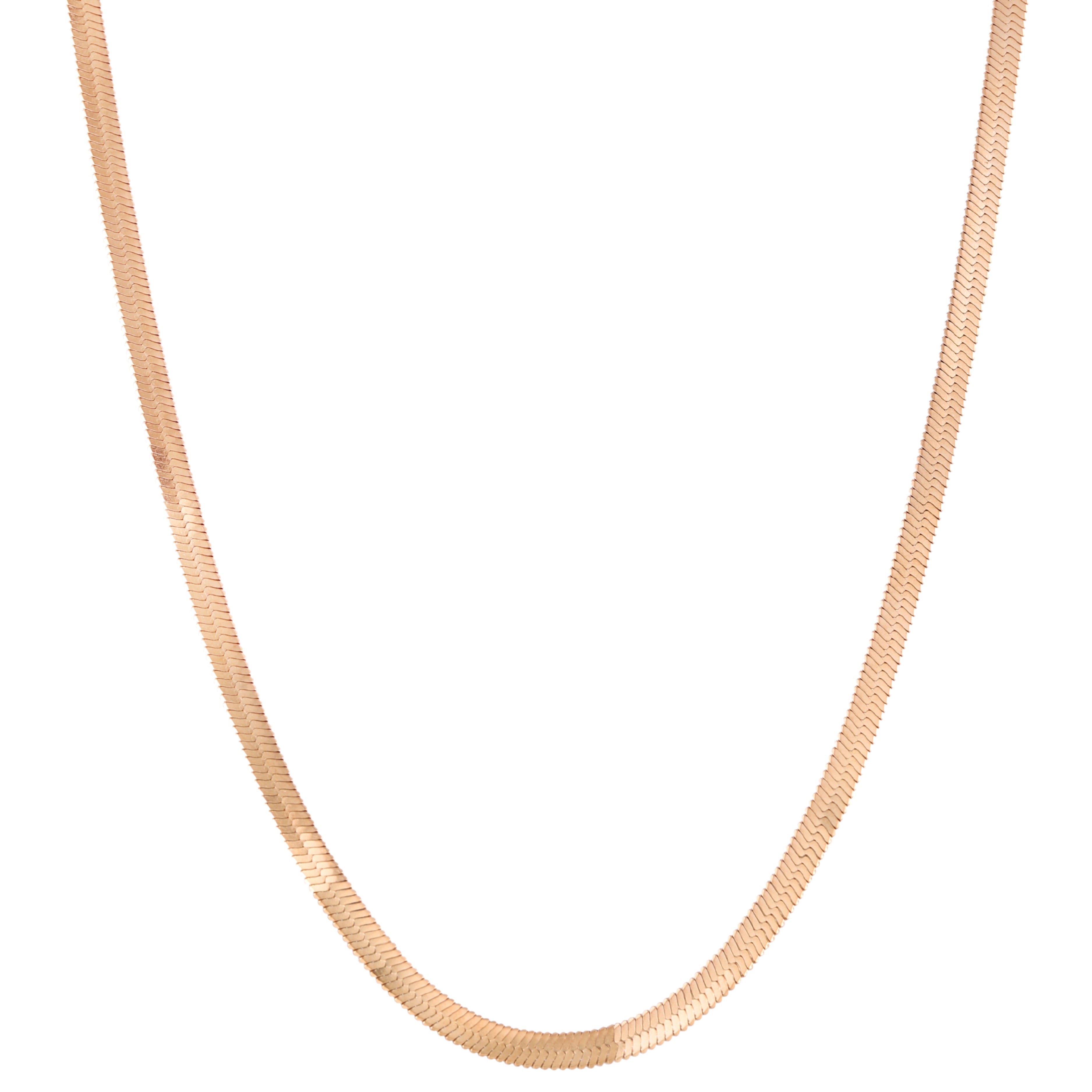 RoseGold Herringbone Necklace