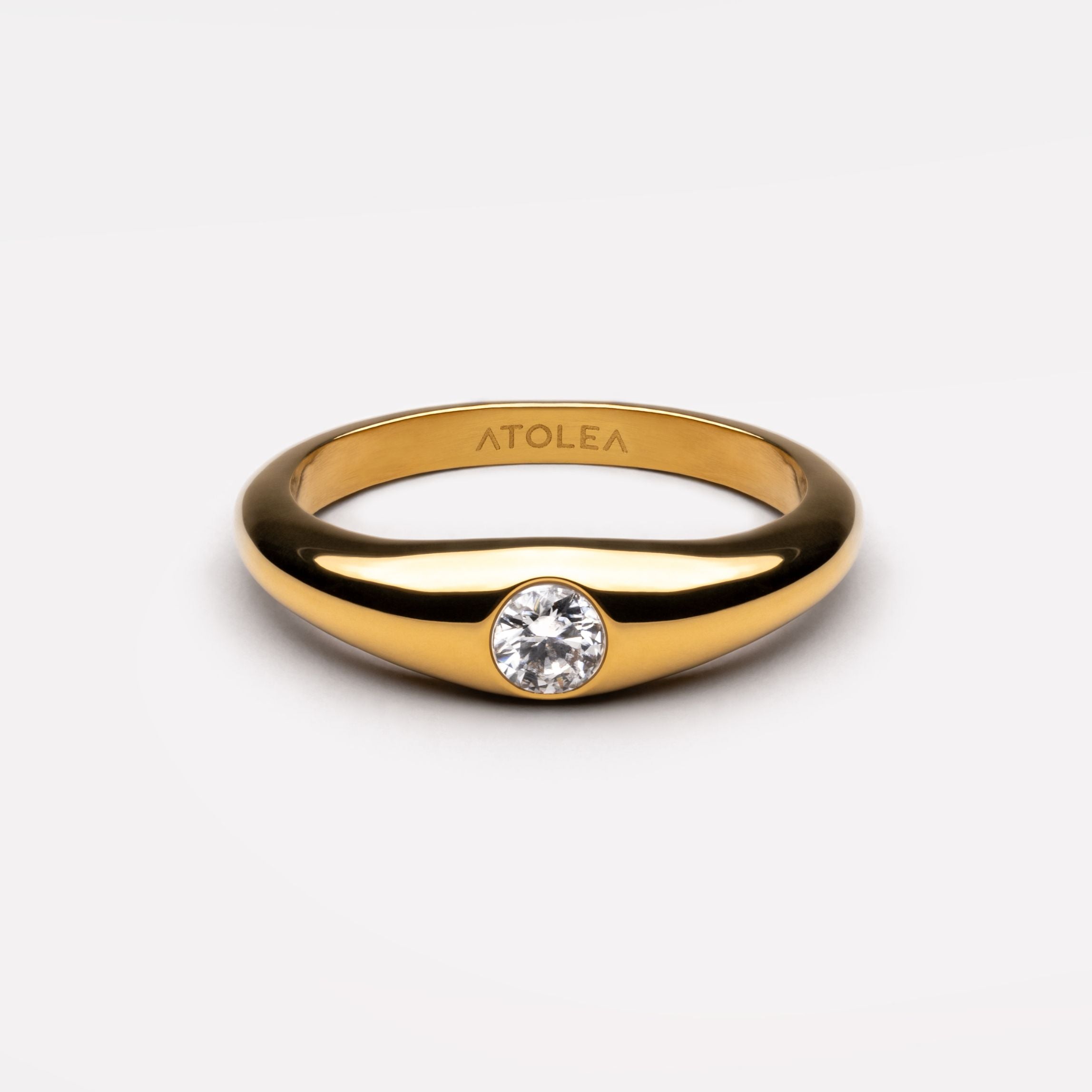 Signet Diamond Ring