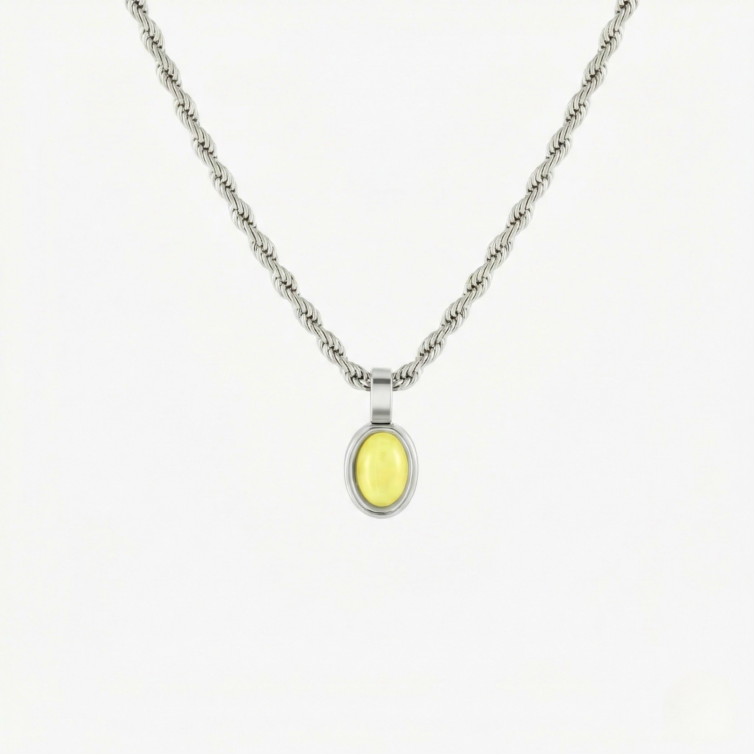 Silver Aventurine Necklace