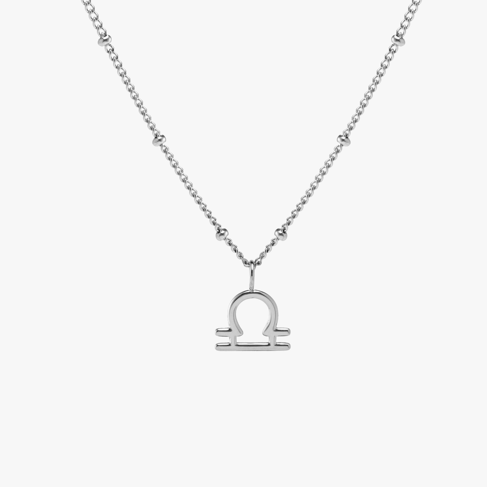 Silver Libra Necklace