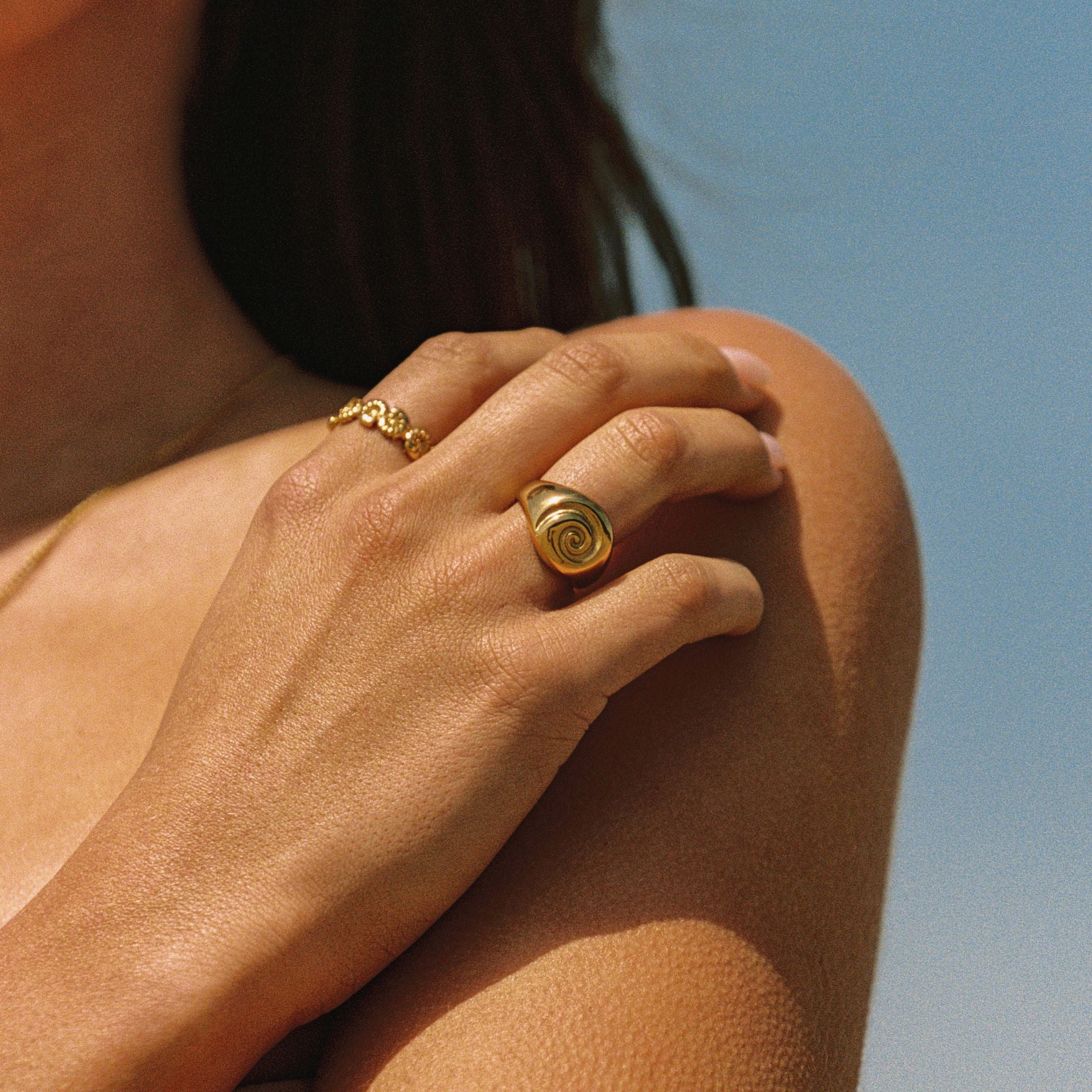 Spiral Gold Ring