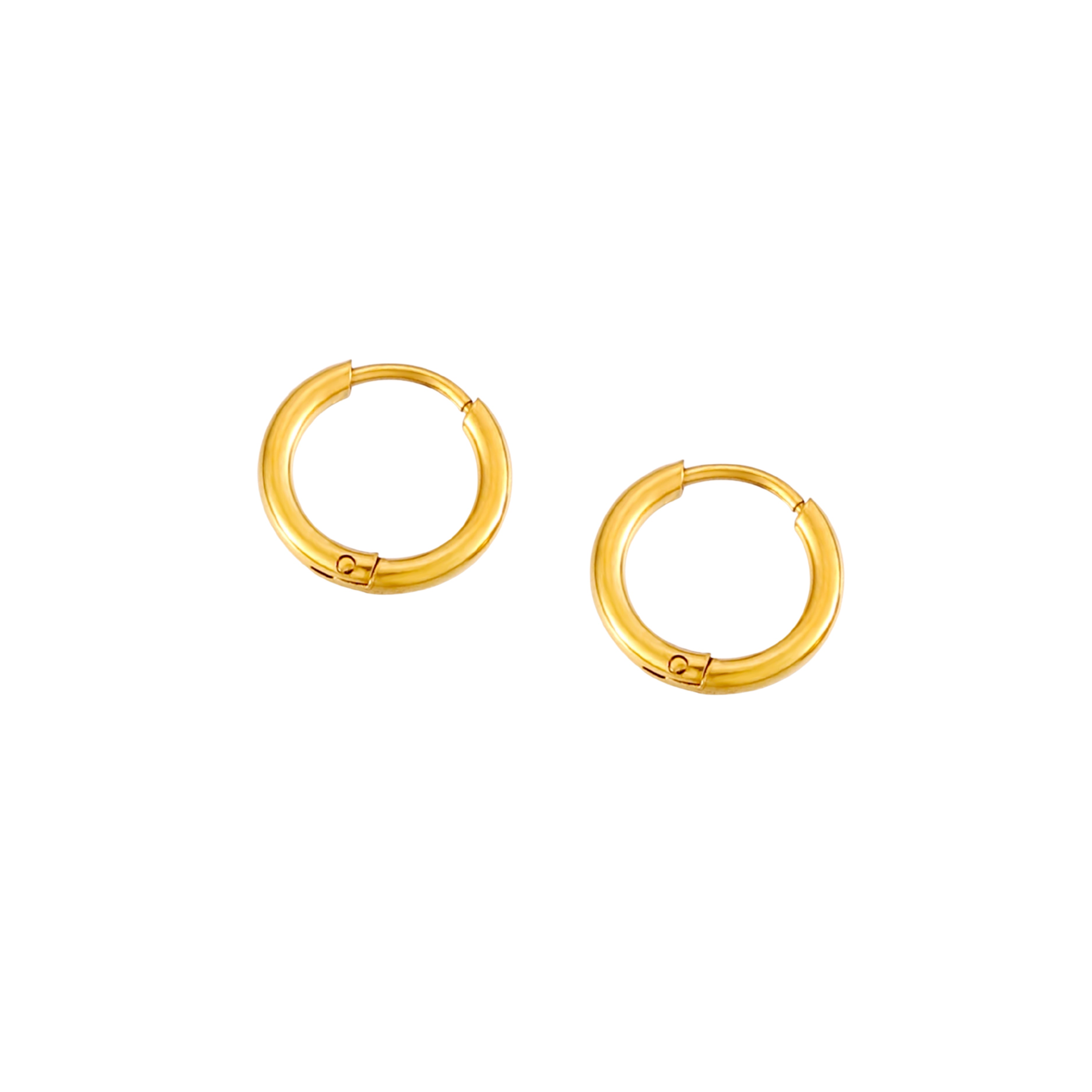 Tiny Gold H uggie Hoops