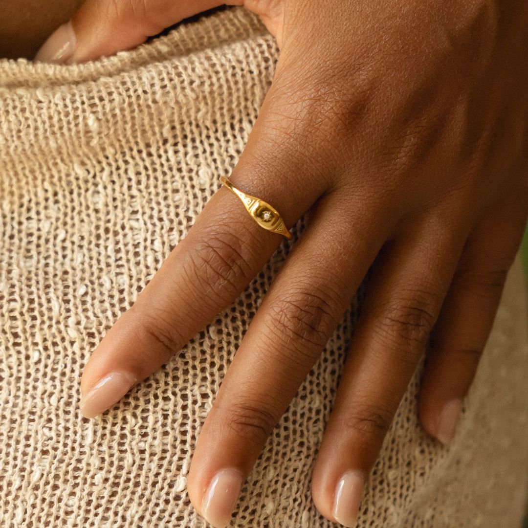 Triangle Detail Ring