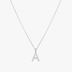 Silver Initial necklace
