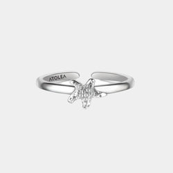 Silver Starfish ring